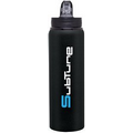 28 Oz. Matte Black H2go Allure Aluminum Water Bottle